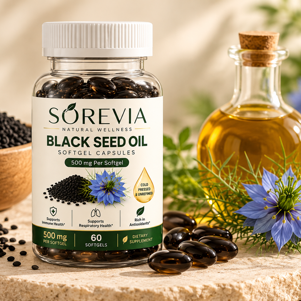 Premium Ethiopian Black Seed Oil Softgels